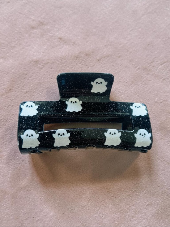 Unbranded Accessories - Black Ghost Print Hair Claw Clip